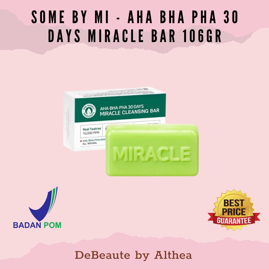 [BPOM] Some By Mi / SOMEBYMI AHA BHA PHA 30 Days Miracle Bar 106gr