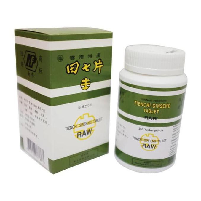 Tienchi Ginseng Tablet RAW 250 Tablet - Obat Kolesterol