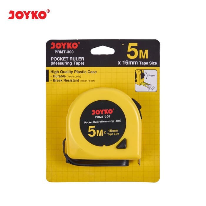 

Pocket Ruler Measuring Tape Meteran Joyko PRMT 5 Meter