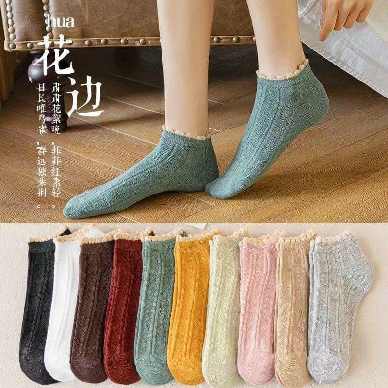 FC116   Pure Cotton Female Short Sock
