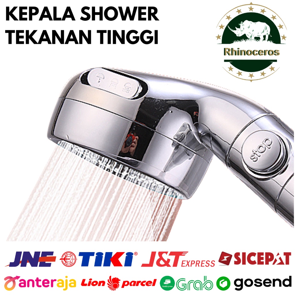 Shower Kamar Mandi Kepala Shower Hemat Air Hand Shower Tekanan Tinggi