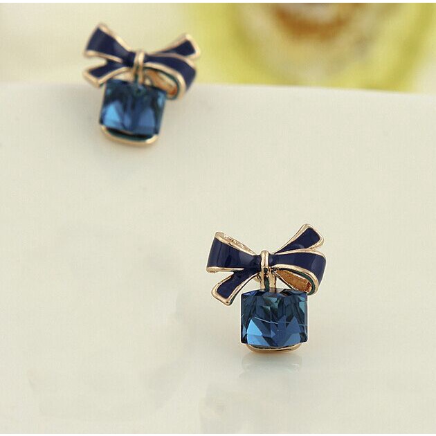 Anting fashion wanita bentuk medal pita ribbon model korea terbaru imut lucu bagus