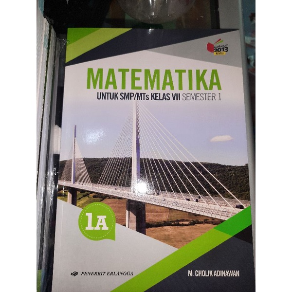 

Buku Paket Matematika SMP Kelas 1a 1b 7a 7b revisi kurikulum 2013