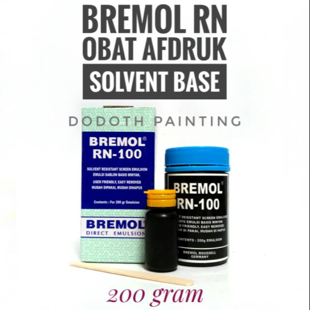 

Bremol RN Obat Afdruk Solvent Base (Basis Minyak)