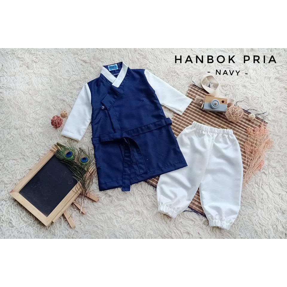 PAKAIAN TRADISIONAL KOREA / BAJU ADAT KOREA HANBOK ANAK LAKI-LAKI SIZE 0 -10 TAHUN