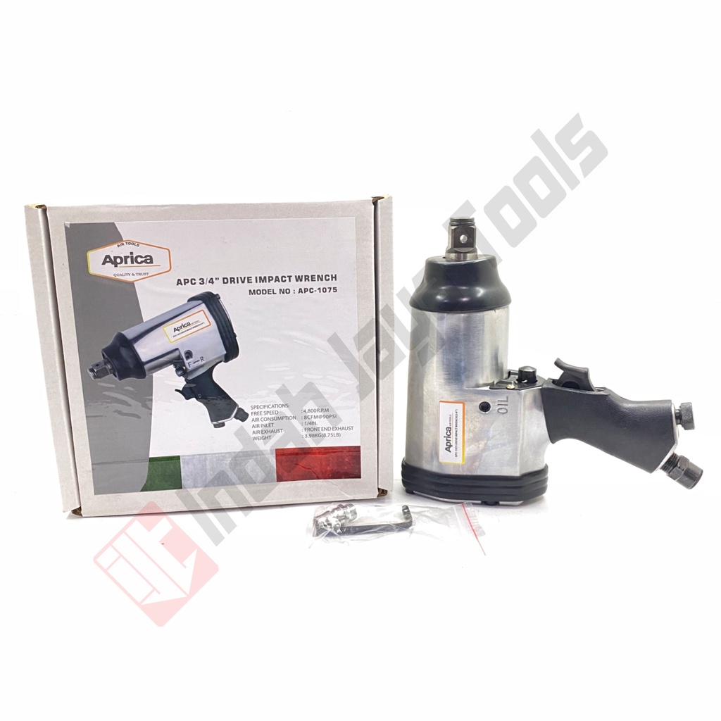 APRICA 1075 Air Impact Wrench 3/4 Inch Mesin Alat Buka Baut Ban Angin