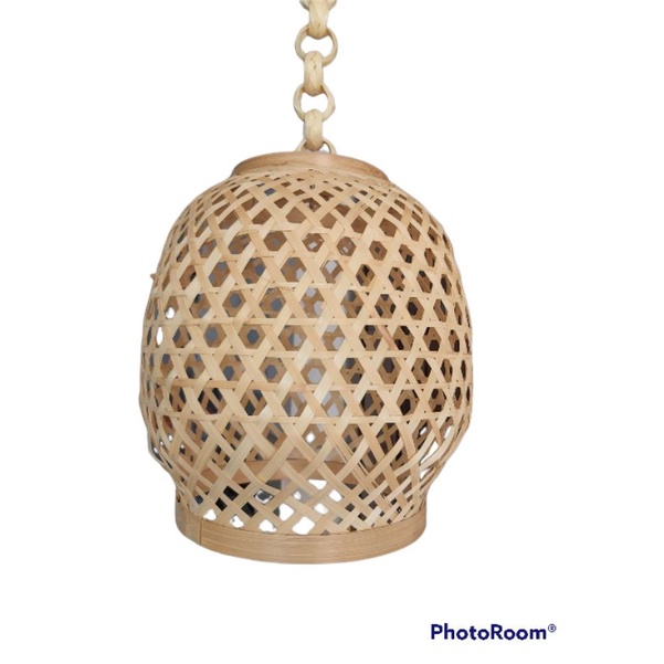 lampion lampshade 03- lampu gantung bambu-lampu hias bambu-