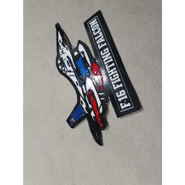 Stiker Embos Sukhoi F 16 | Stiker kaca Pesawat | Stiker embos Pesawat