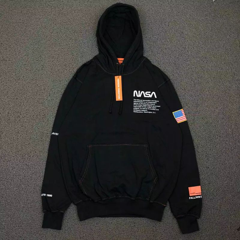 HOODIE NASA HIGH QUALITY CASUAL HYPE FASHION PRIA