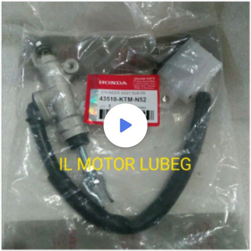 Master Rem Cakram Belakang Plus Tabung Honda CBR 150 - Cb 150 R - Sonic 150 -  Supra X 125 Dd - Helm