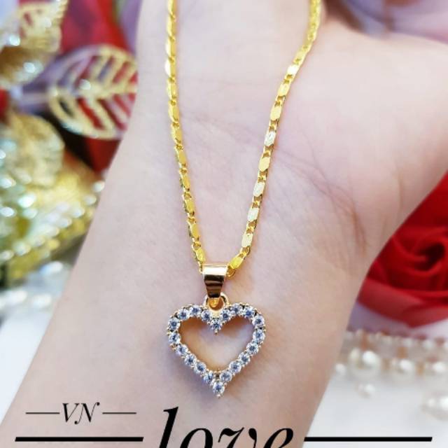 Xuping kalung lapis emas 24k 1632j