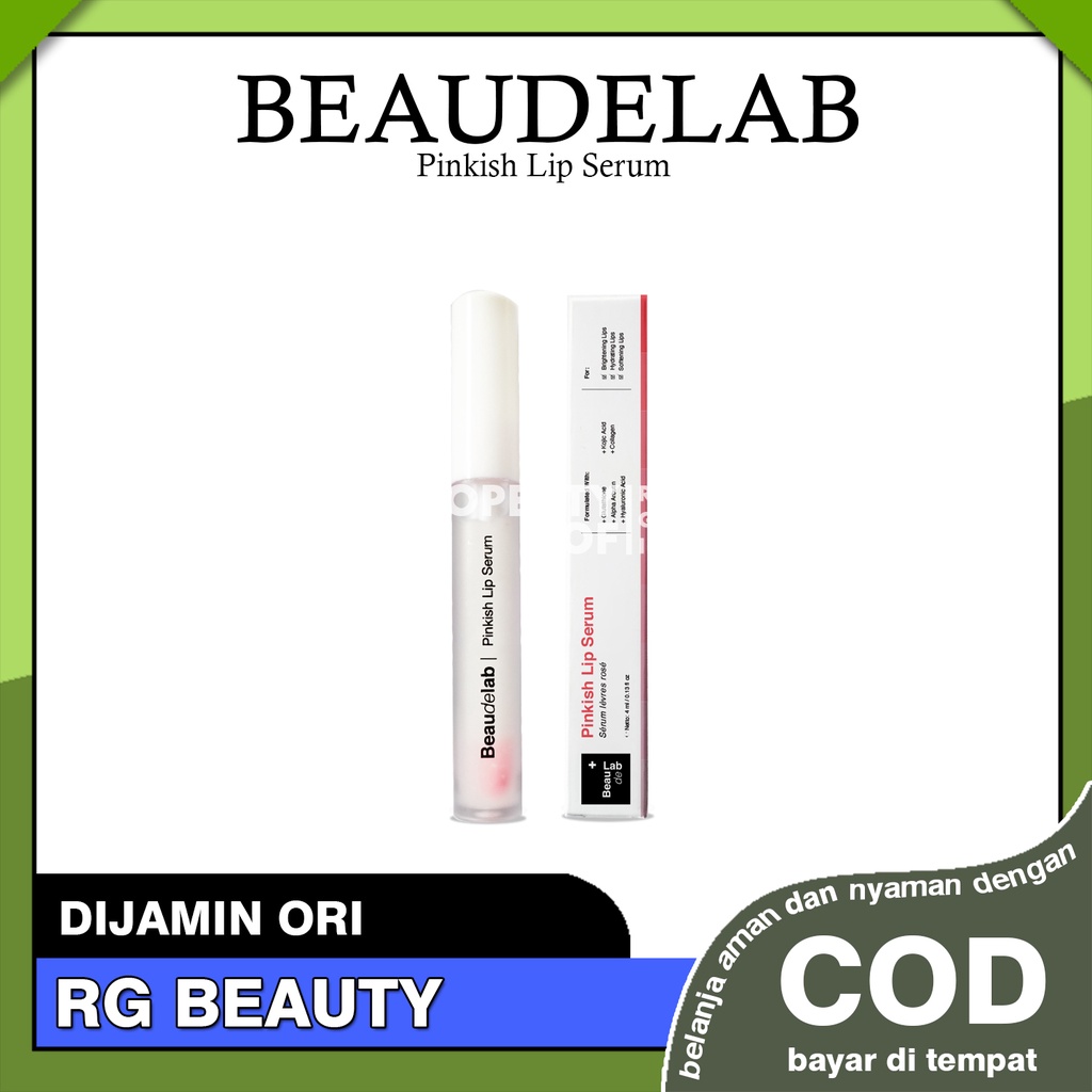 ❤️ RG ❤️ Beaudelab Pinkish Lip Serum I Lipgloss Bening Lip Balm I Serum Bibir Pink Alami