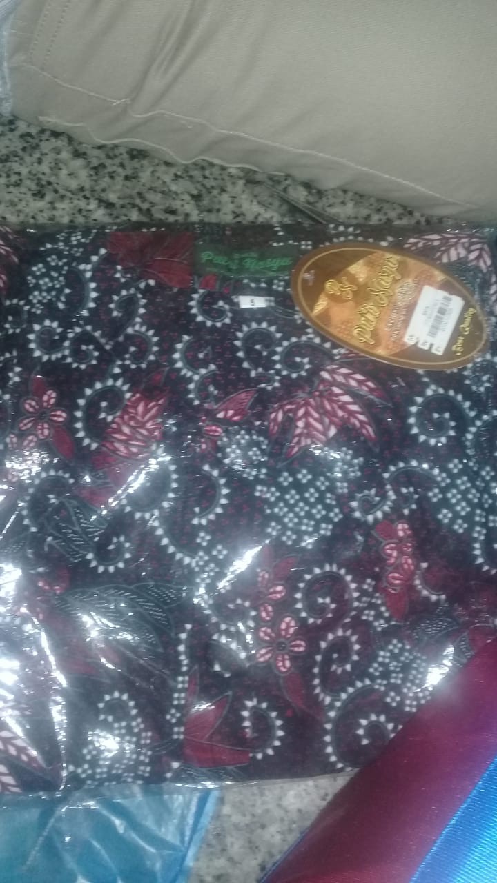 Blouse Big Size Batik Wanita Atasan Batik Big Size Baju Kerja  S-m-l-xl-xxl-3l-4l-5l Seragam Batik