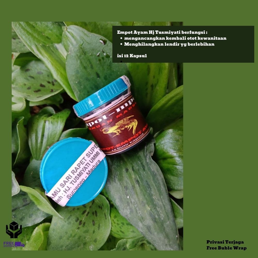 Herbal Jamu Empot Empot  Ayam Sari Rapet Asli Madura 100% Original Hj Tusmiyati Ummi Kalsum