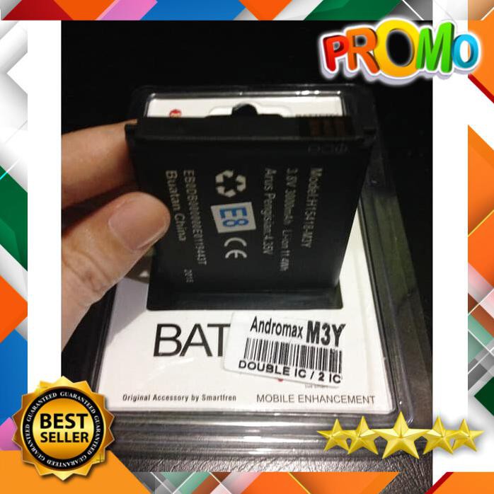 BATERAI MODEM SMARTFREN ANDROMAX M3Y M3Z M3S H15418 3000MAH ORIGINAL