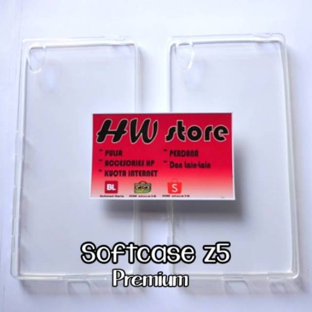 Softcase ultrathin soft case sony xperia z5 premium