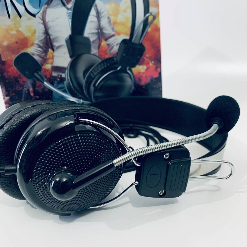 HEADSET HEADPHONE BANDO GAMING AT-175 + MIC HEADPHONE GAME AT175