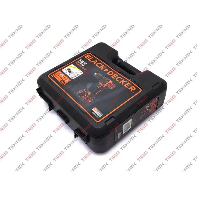 Diskon Mesin Bor/Obeng Baterai/Cordless Tembok 18V Black & Decker Bdchd18K Terbaru