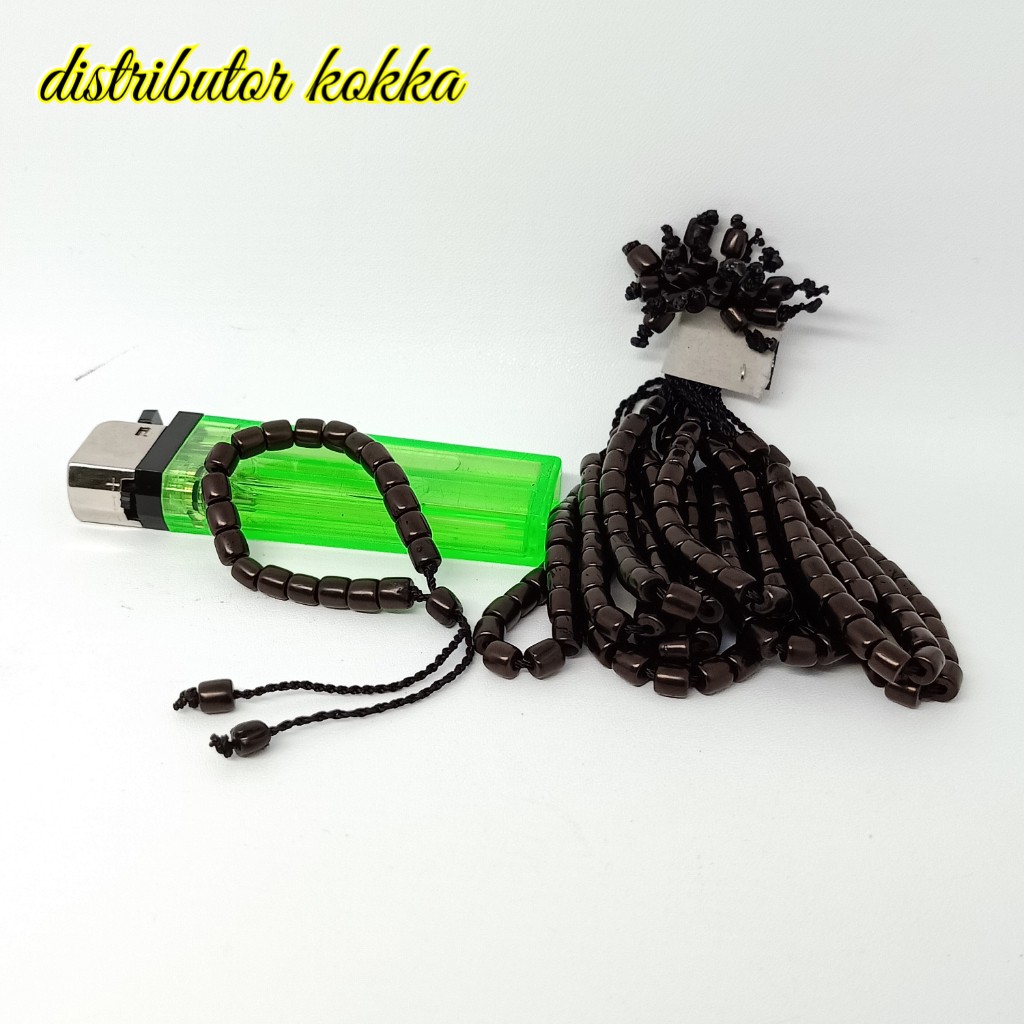 ( SUPER MURAH ) Harga grosir 10 pcs gelang Kokka kaukah marjan anak hitam