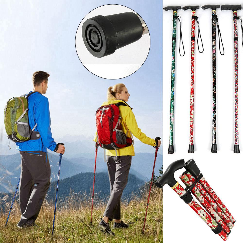 Suyo Tongkat Jalan Lipat Teleskopis Bahan Aluminum Alloy Untuk Hiking / Climbing