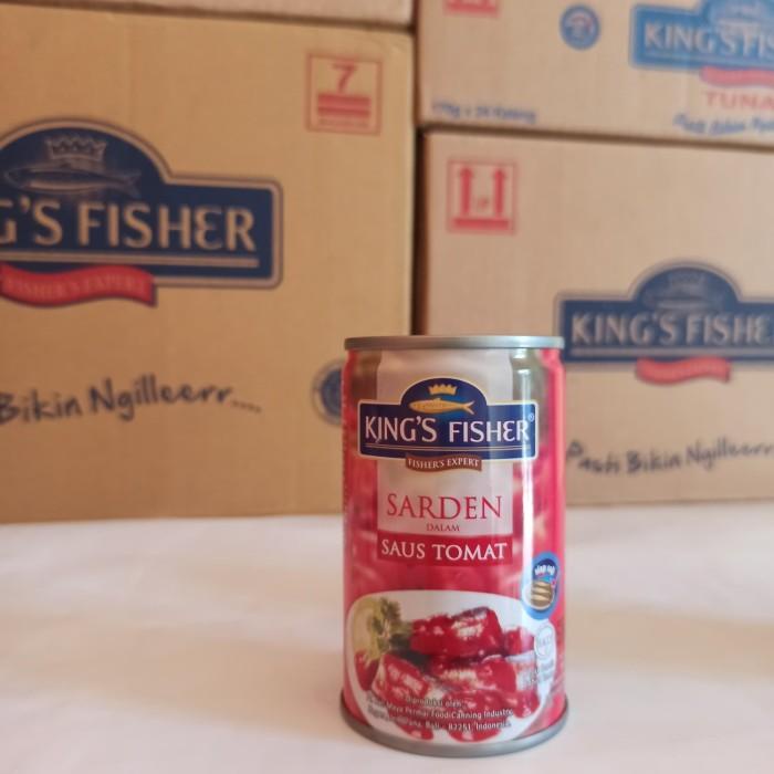 

Kaleng | Sarden King'S Fisher Rasa Saus Tomat 155 Gram (1 Karton = 50 Pcs)
