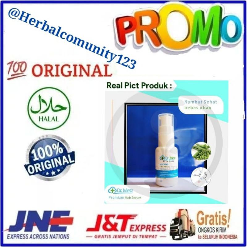 ( Terlaris ) Hair Serum Dr Metz Ampuh Atasi Masalah Rambut Uban Dan Rambut Rontok