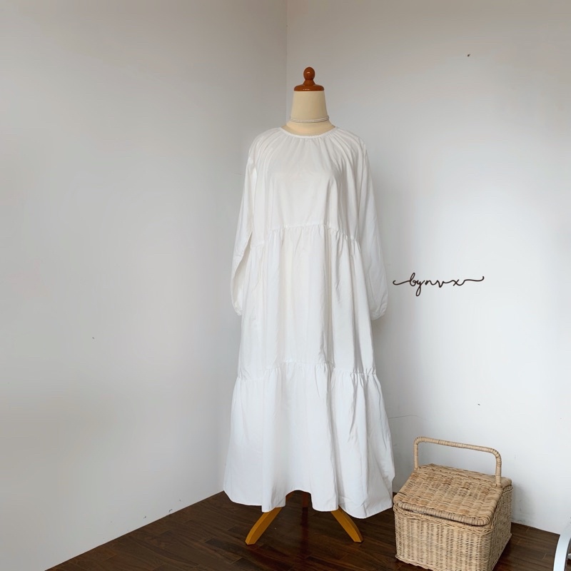 INDIRA LONG DREES //long drees korea// dress //baju ibu hamil//gamis