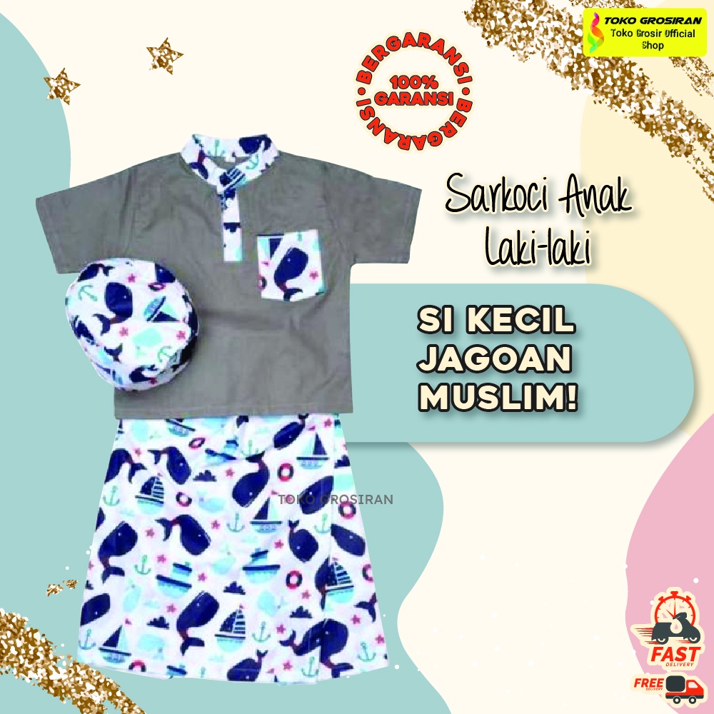 Sarkoci Anak Laki laki 3 tahun Baju Koko Anak laki laki terbaru 2024