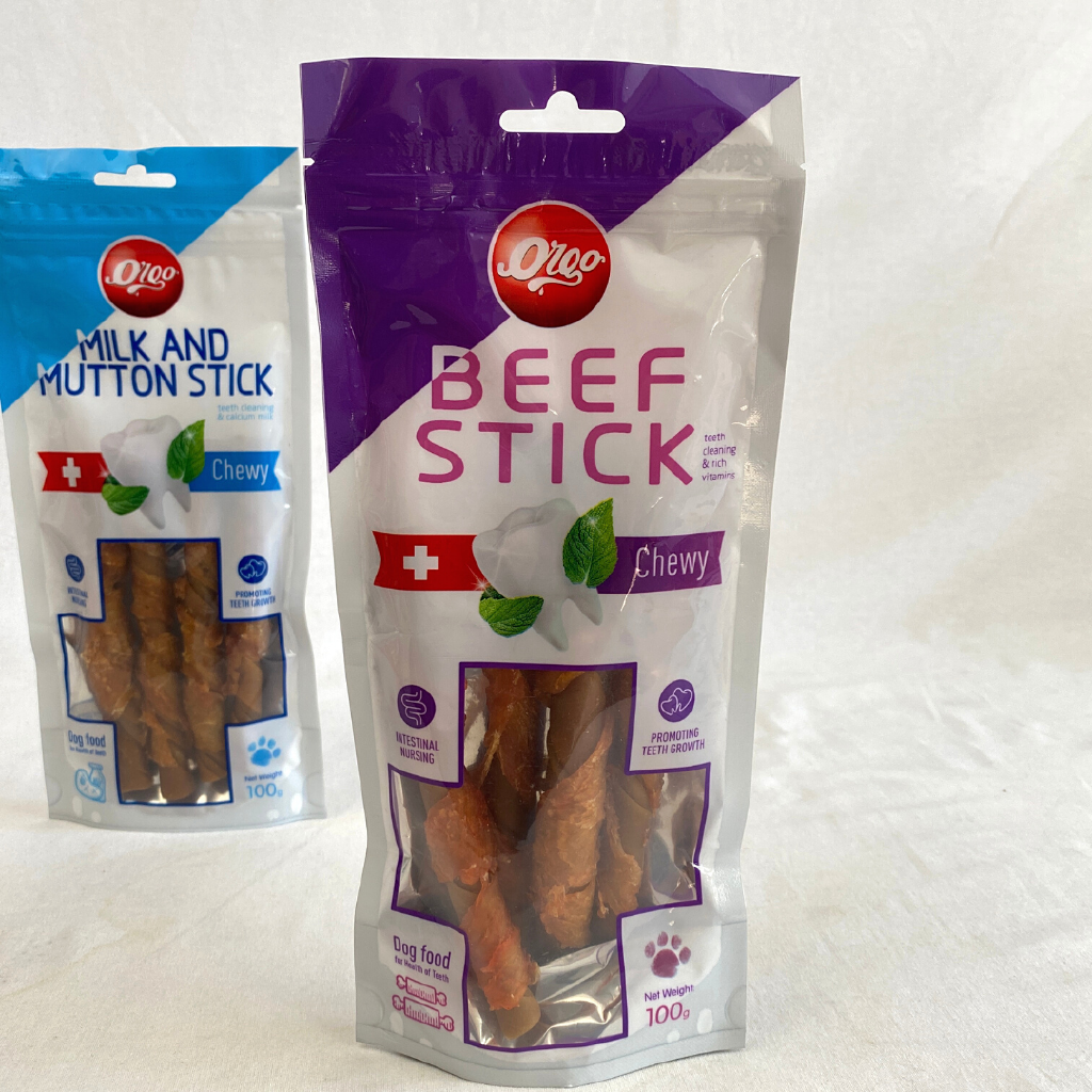 

ORGO Snack Dental Anjing Beef Stick 100g