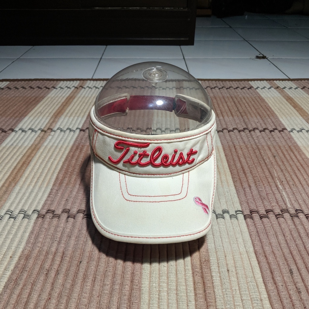 Topi Visor TITLEIST GOLF Cap Olahraga Golf Original Second Preloved
