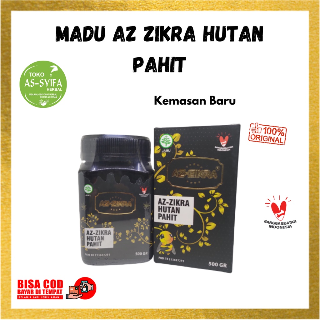 

Madu Hitam Pahit Hutan Az Zikra / Madu Azzikra Pahit Hutan Original 500 Gram