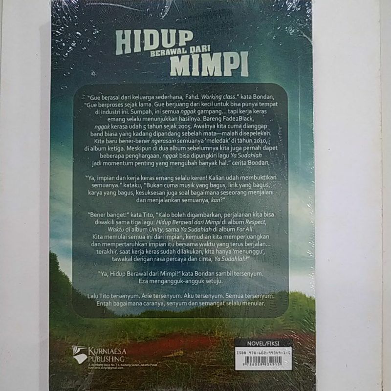 Novel Fiksi/Motivasi 