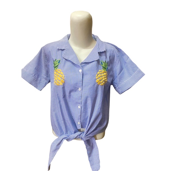 Preloved Kemeja Colorbox / Preloved Colorbox / Prelovex Kemeja Crop Colorbox