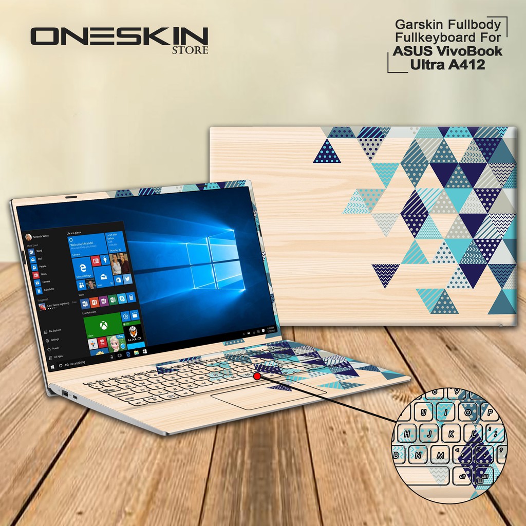 Garskin Laptop Cover Asus A412DA-EK304T A412DA-EK501T A412DA-EK502T FB