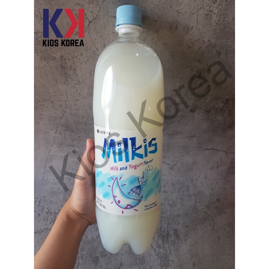 

Lotte Milkis Soda 1,5Liter - Minuman Soda Susu Asli Korea