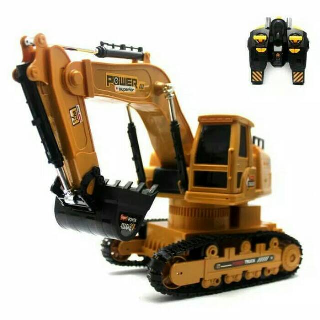 Mainan kendaraan RC Alat Berat Excavator