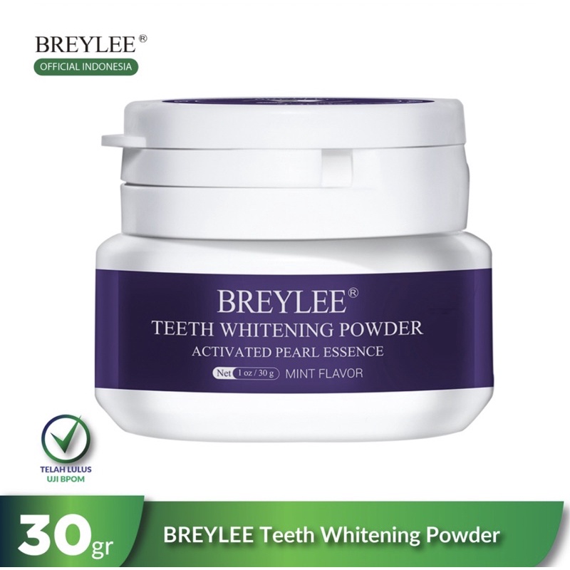 BREYLEE Teeth Whitening Powder/Pemutih Gigi BPOM