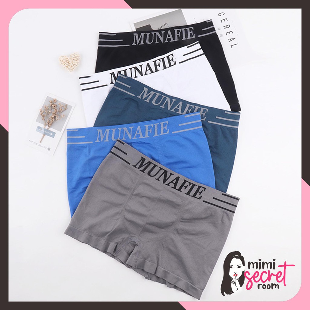 ❤ MIMI ❤ Boxer Munafie Pria CD Underwear Sempak Pria Import Murah