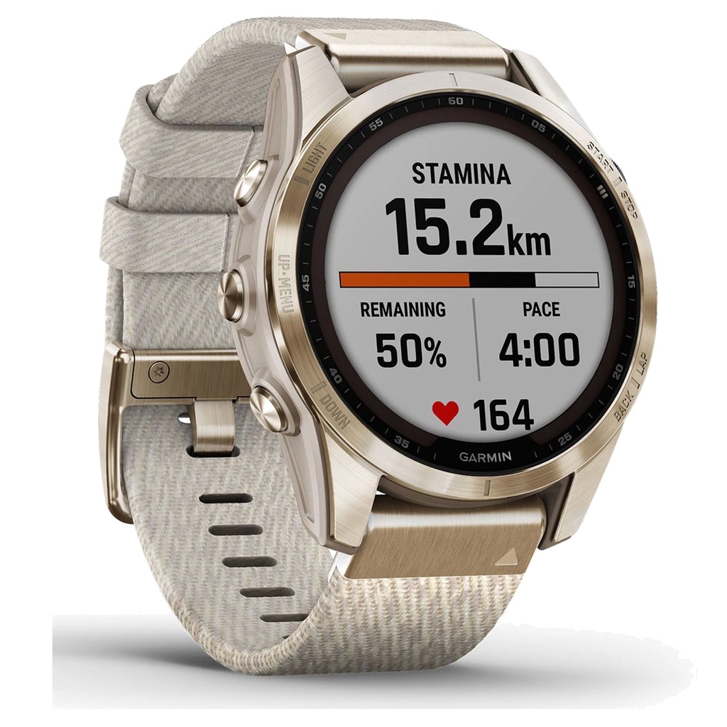 Garmin Fenix 7S Sapphire Solar GPS Watch Touch Screen Garansi Resmi