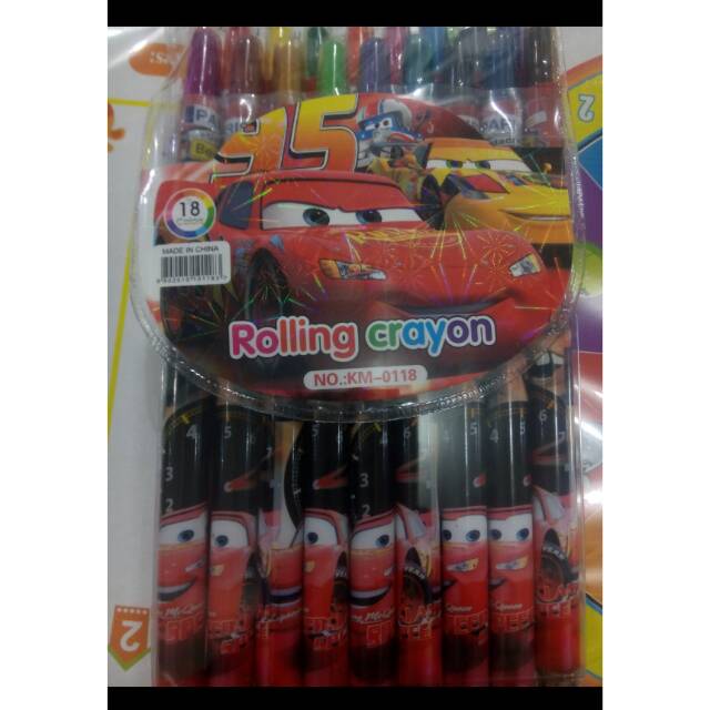 

Crayon Putar Karakter Panjang 17 cm/ 18 pc