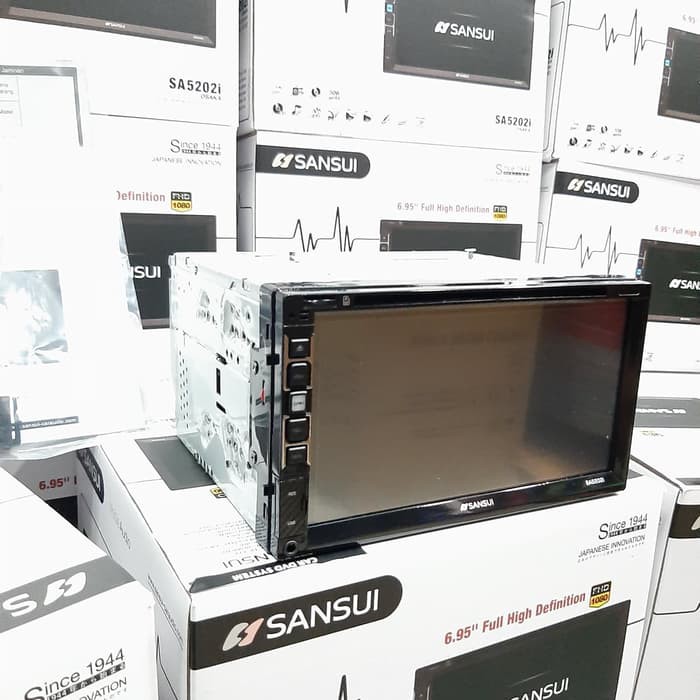 Head Unit Sansui terbaru Sansui MirrorLink dan Soket Toyota
