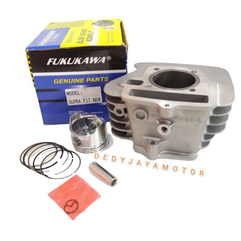 BLOK SEHER SUPRA FIT NEW, REVO 100, LEGENDA KOMPLIT (KFM) ORIGINAL FUKUKAWA GENUINE PARTS