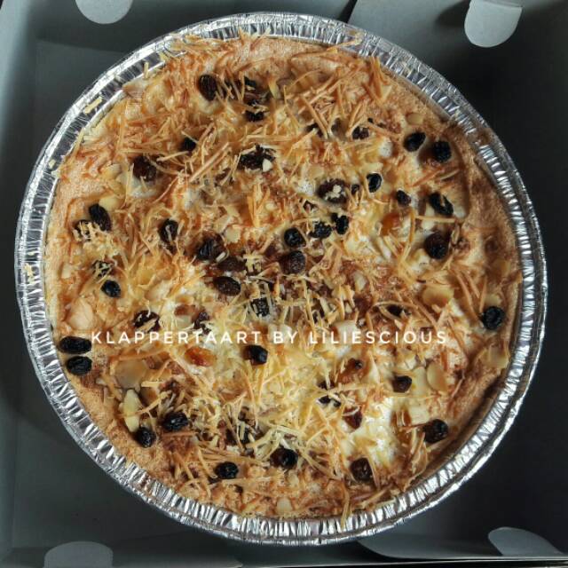 

original klappertaart loyang bulat besar