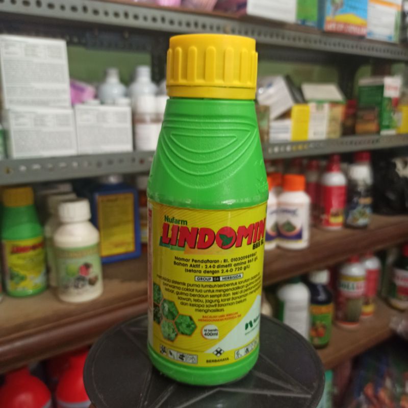 HERBISIDA LINDOMIN 865 SL 400 ML PENGENDALI GULMA BERDAUN LEBAR