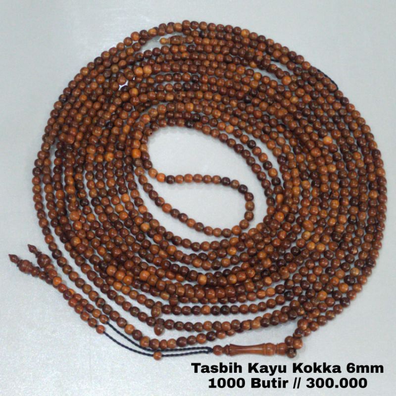 [COD] Tasbih Kayu Kokka 1000 butir