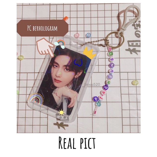 

Part 1 Paling murah Deco Kpop Photo Holder/PC ID card Holder BTS Custom
