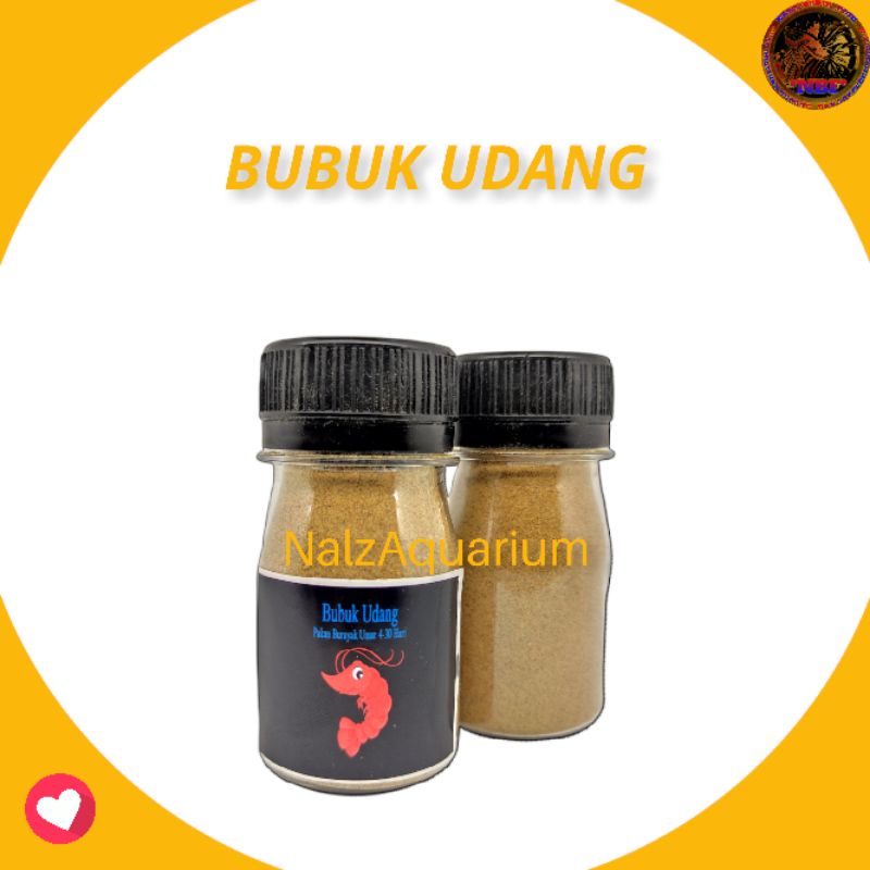 Bubuk Udang Pakan Burayak Cupang Guppy Pengganti Artemia