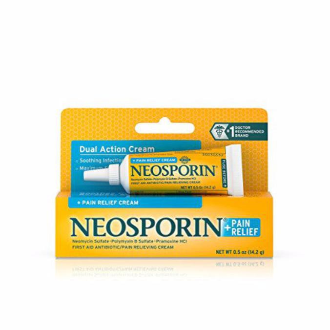 Neosporin + Pain Relief Dual Action Cream, 0.5 Oz