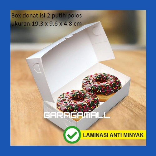 

Box donat kardus box kardus hampers donat dus kue kotak box putih polos dus box donat isi 2 pcs (isi 50 pcs)