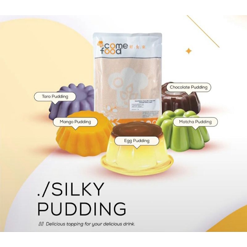 

Silky Pudding Topping 1 KG TAIWAN